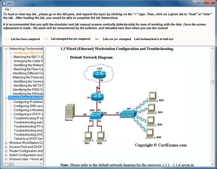 Network+ N10007 Lab simulator(labsim) Download