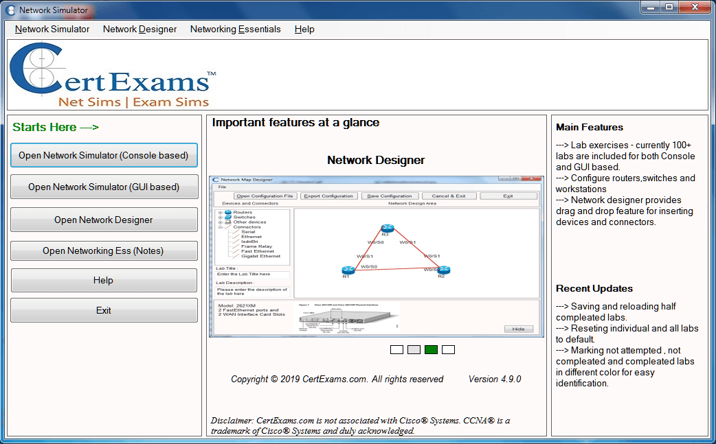CCNA Network Simulator With Designer 5.4.0