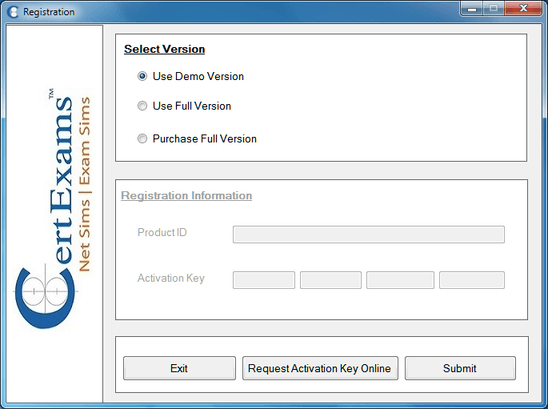 Certexams.com Network Simulator activtion