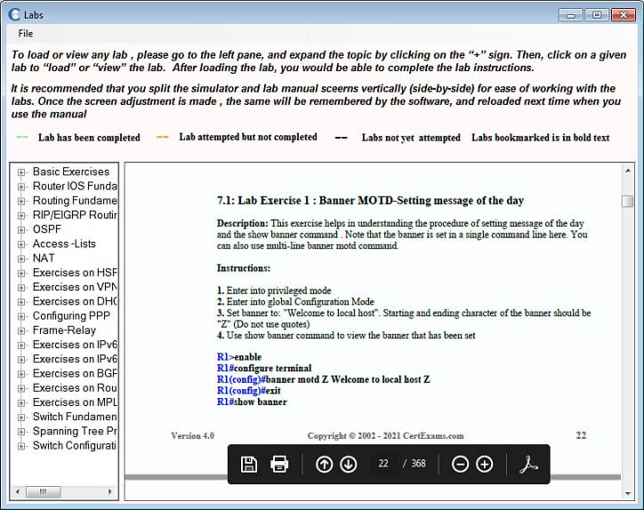Lab Exercise Screen Shot