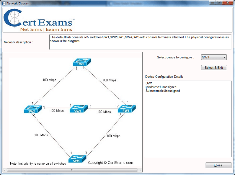 CertEx™ Switch Network Simulator for Juniper/Cisco Download