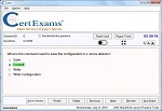 MCSA type question for juniper network sim with exam sim